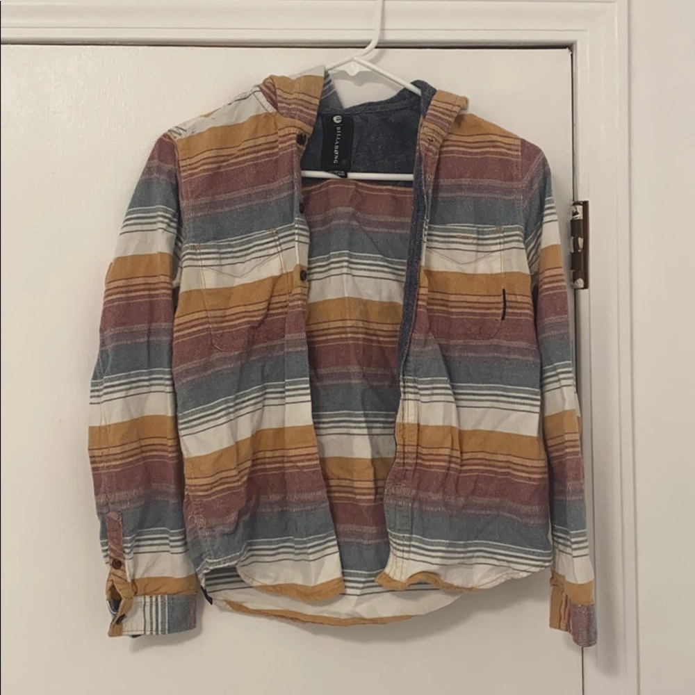 Kids Billabong M Hooded Flannel